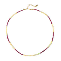 Mozambique Ruby Silver Necklace