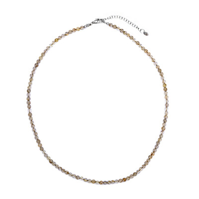 Rutile Quartz Silver Necklace