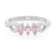 Ceylon Pink Sapphire Silver Ring