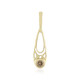 9K I2 Champagne Diamond Gold Pendant (Ornaments by de Melo)