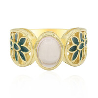 Rose Quartz Silver Ring