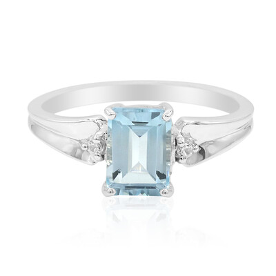 Sky Blue Topaz Silver Ring
