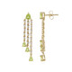 Peridot Silver Earrings