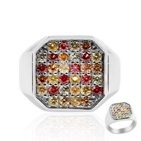 Fancy Sapphire Silver Ring