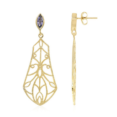 Iolite Silver Earrings