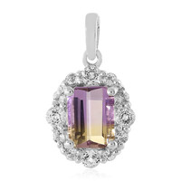 Ametrine Silver Pendant