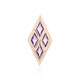Rose de France Amethyst Silver Pendant (MONOSONO COLLECTION)