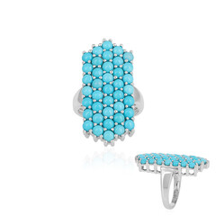 Sleeping Beauty Turquoise Silver Ring