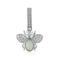 Welo Opal Silver Pendant (Dallas Prince Designs)