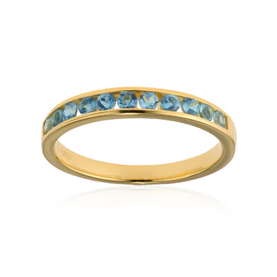 Santa Maria Aquamarine Silver Ring