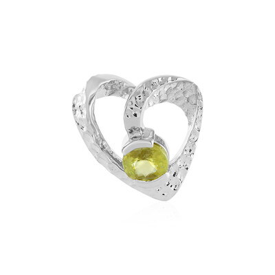 Sphene Silver Pendant (MONOSONO COLLECTION)