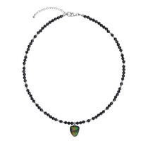 Ammolite Silver Necklace