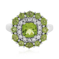 Peridot Silver Ring