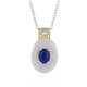 White Agate Silver Necklace (Gems en Vogue)