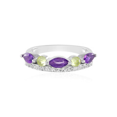 Amethyst Silver Ring