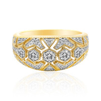 9K SI1 (G) Diamond Gold Ring