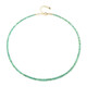 Zambian Emerald Silver Necklace