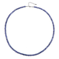 Tanzanite Silver Necklace
