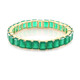 Green Onyx Silver Bracelet (M de Luca)