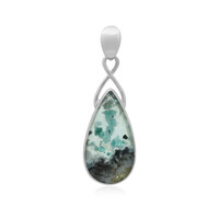 Gem Silica Silver Pendant (Bali Barong)
