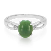 Imperial Chrysoprase Silver Ring