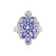 Tanzanite Silver Ring