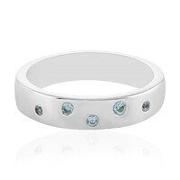 Sky Blue Topaz Silver Ring