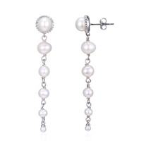 Freshwater pearl Silver Earrings