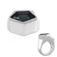 London Blue Topaz Silver Ring (de Melo)