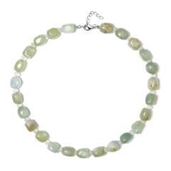 Peruvian Opal Silver Necklace
