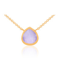 Lavender Jade Silver Necklace