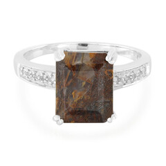 Dinosaur Bone Silver Ring