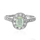 Cuprian Tourmaline Silver Ring
