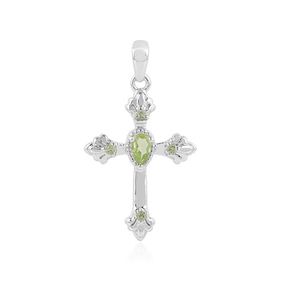 Peridot Silver Pendant