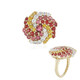 9K Nigerian Pink Tourmaline Gold Ring (Adela Gold)