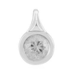 Herkimer Diamond Quartz Silver Pendant (Pallanova)