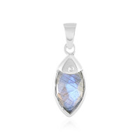Labradorite Silver Pendant