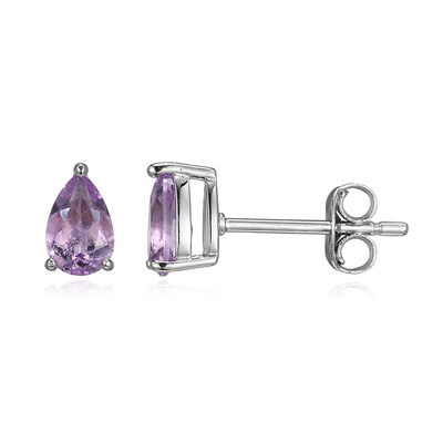 Amethyst Silver Earrings