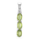 Mozambique Sapphire Silver Pendant