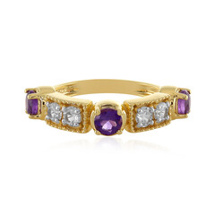 Amethyst Silver Ring