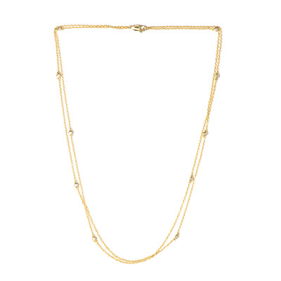 I3 (J) Diamond Silver Necklace