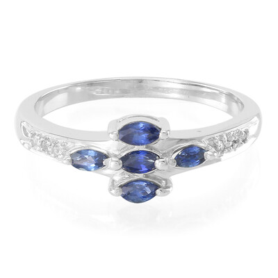 Laos Sapphire Silver Ring