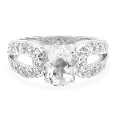 Himalayan Beryl Silver Ring