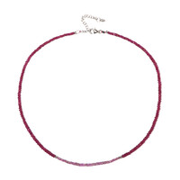 Madagascar Ruby Silver Necklace