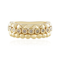 I2 Brown Diamond Silver Ring