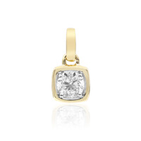 14K SI1 (G) Diamond Gold Pendant