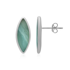 Pacific Chalcedony Silver Earrings