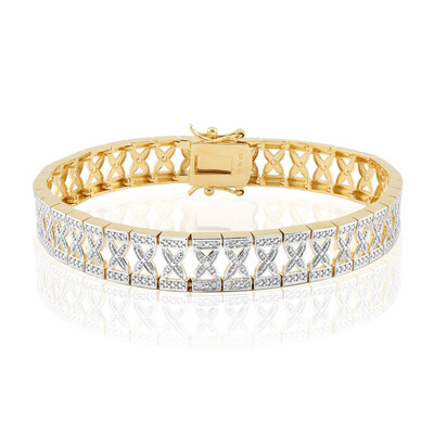 I3 (I) Diamond Silver Bracelet