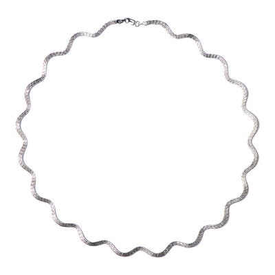 Silver Necklace (MONOSONO COLLECTION)