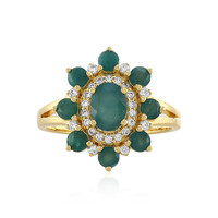 Grandidierite Silver Ring